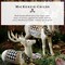 Winter White Resting Deer Statue, Christmas Indoor Home Decor, Holiday Deer Decor